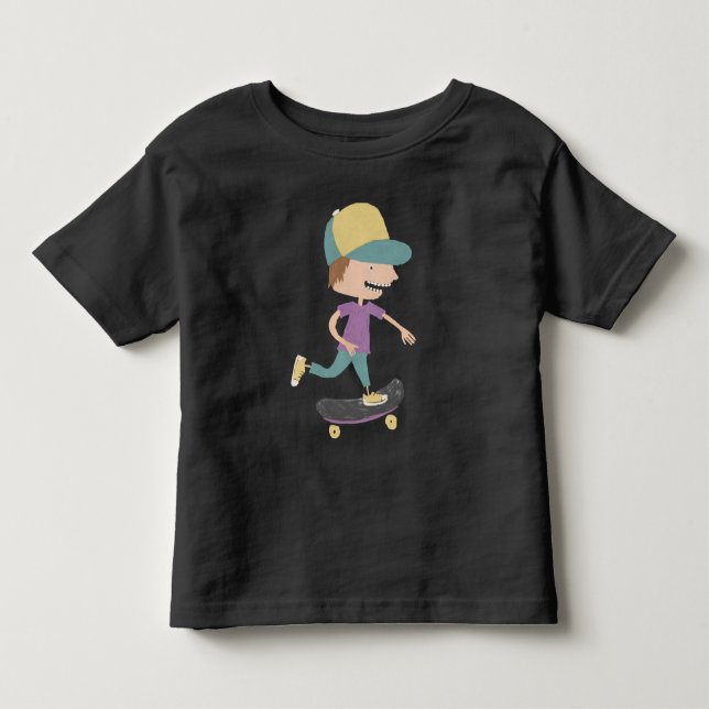 Infantil Camiseta de Skate (Frente)