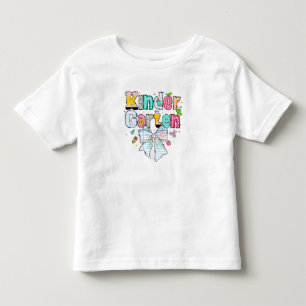 Infantil Camiseta de volta à escola para crianças do jardim