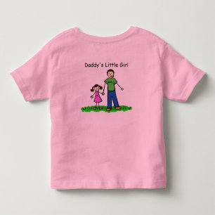 Infantil Camiseta Desenhadora De Menina De pai (Personaliza