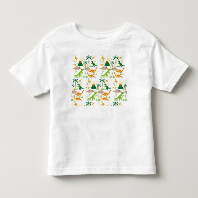 Infantil Camiseta Dinossauro (Frente)