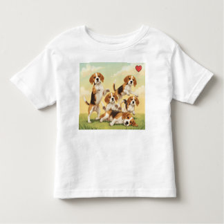 Infantil Camiseta Diversão Beagle!