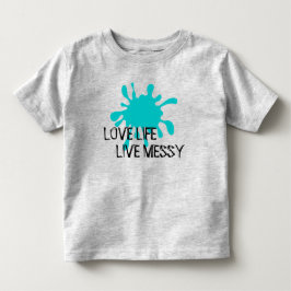 Infantil Camiseta Diversão Desorganizada da Vida Amorosa