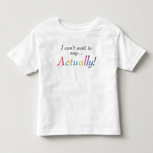 Infantil Camiseta Divertida para Bebê Dizendo na Verdade