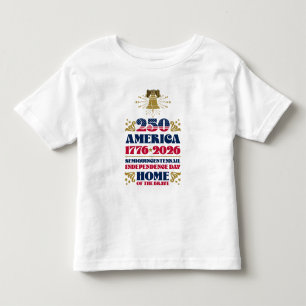 Infantil Camiseta do 250º Aniversário da América 1776 - 202