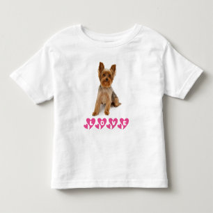 Infantil Camiseta do Cachorro Filhote Yorkshire Terrier