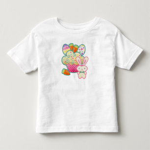 Infantil Camiseta do Coelho da Páscoa