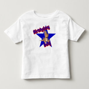 Infantil Camiseta do Jovem Feliz Dinossauro