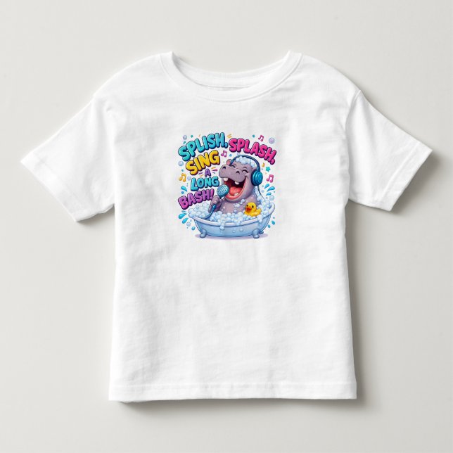 Infantil Camiseta do Splish Splash Sing-Along Bash (Frente)