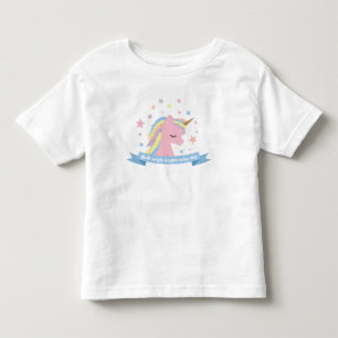 Infantil Camiseta do unicórnio - "faça a mágica acontece