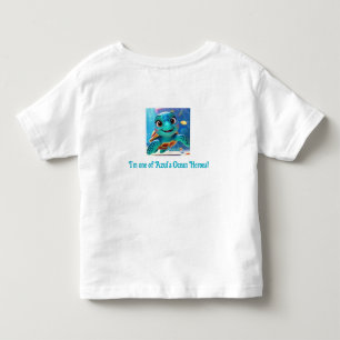 Infantil Camiseta dos Heróis do Oceano Azul - Edição Toddle