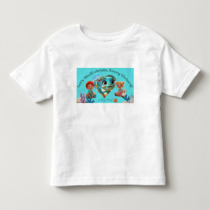 Infantil Camiseta dos Heróis do Oceano Azul - Edição Toddle