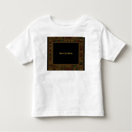 Infantil Camiseta Dourada africana Kente Toddler