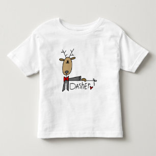 Infantil Camiseta e presentes da rena de Dasher