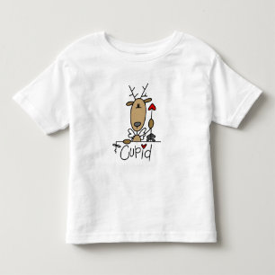 Infantil Camiseta e presentes da rena do Cupido