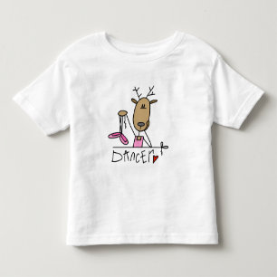 Infantil Camiseta e presentes da rena do dançarino
