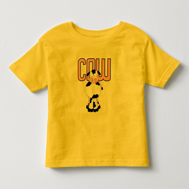 Infantil Camiseta e presentes da vaca (Frente)
