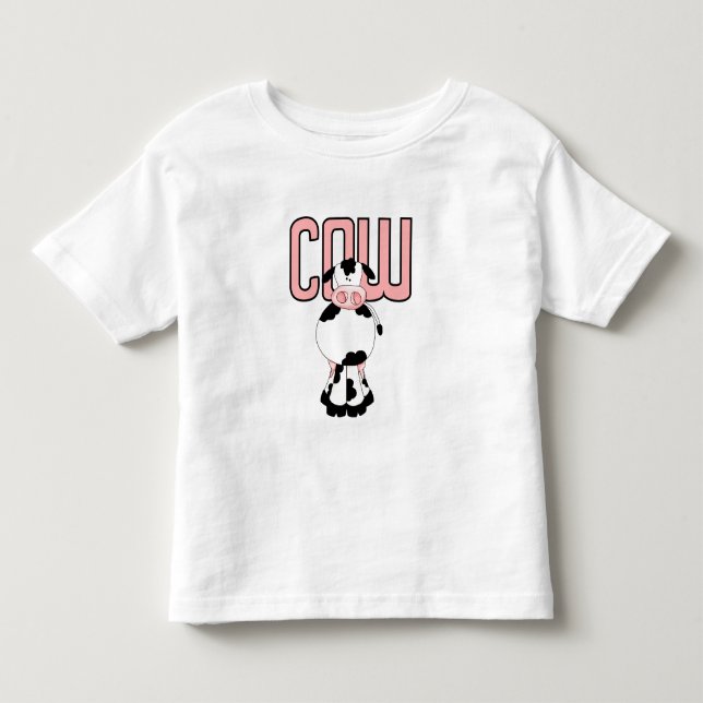 Infantil Camiseta e presentes da vaca (Frente)