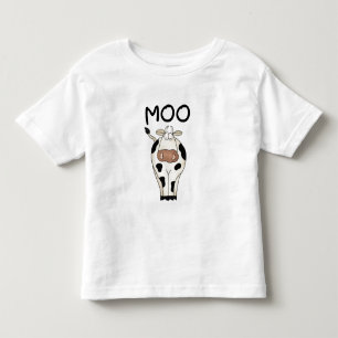 Infantil Camiseta e presentes da vaca do MOO