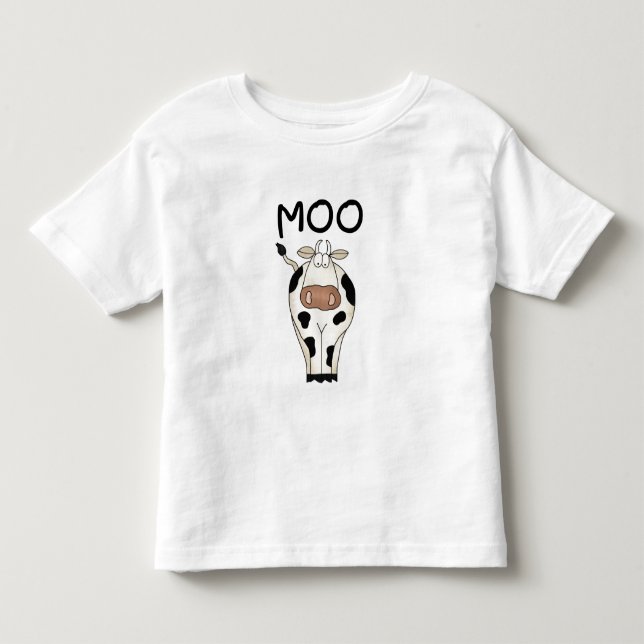 Infantil Camiseta e presentes da vaca do MOO (Frente)