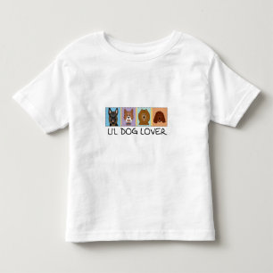 Infantil Camiseta e presentes do amante do cão pequeno