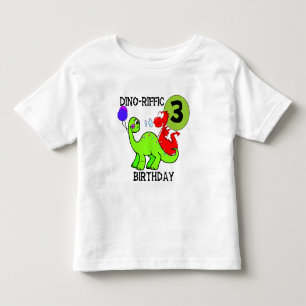 Infantil Camiseta e presentes do aniversário de 3 anos do