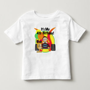 Infantil Camiseta e presentes do aniversário do carro de