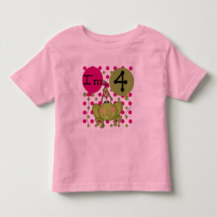 Infantil Camiseta e presentes do aniversário do sapo