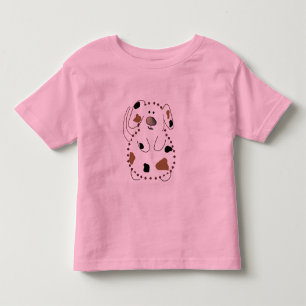 Infantil Camiseta e presentes do cão dos desenhos animados