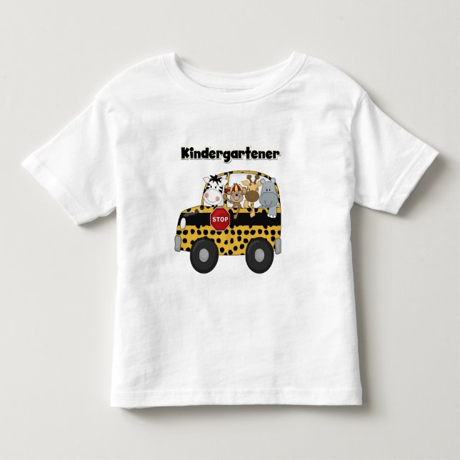 Infantil Camiseta e presentes do Kindergartener do auto (Frente)