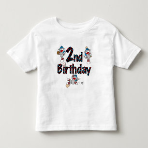 Infantil Camiseta e presentes do segundo aniversário do