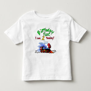 Infantil Camiseta e presentes do segundo aniversário do