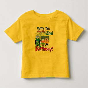 Infantil Camiseta e presentes do segundo aniversário do