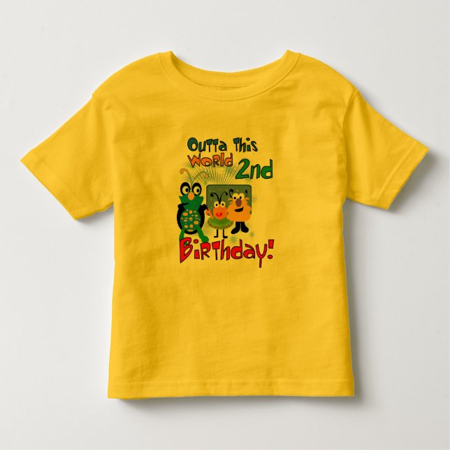 Infantil Camiseta e presentes do segundo aniversário do (Frente)