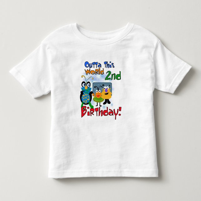 Infantil Camiseta e presentes do segundo aniversário do (Frente)
