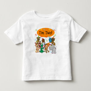 Infantil Camiseta e presentes do segundo aniversário dos