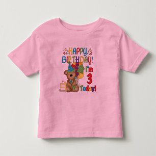 Infantil Camiseta e presentes do urso de ursinho do feliz