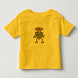 Infantil Camiseta e presentes havaianos tropicais do macaco