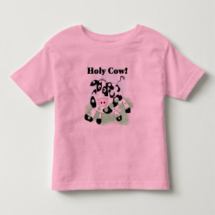 Infantil Camiseta e presentes santamente da vaca