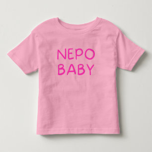 Infantil Camiseta engraçada para bebê e criança Nepo