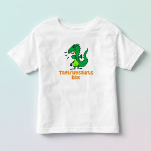 Infantil Camiseta engraçada para crianças Tantrumsaurus Rex