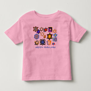 INFANTIL CAMISETA FELIZ DA CRIANÇA DE CHANUKKAH - FERIADOS