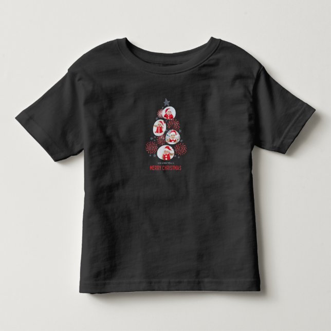Infantil Camiseta Feliz Natal (Frente)