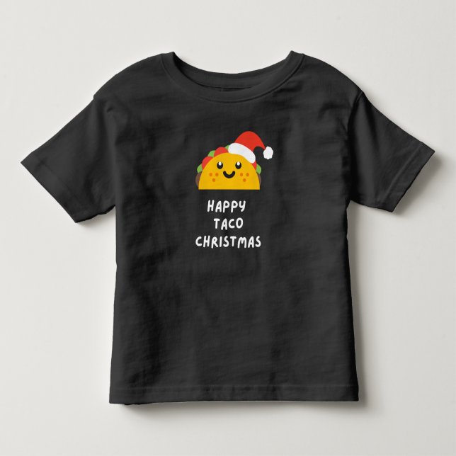 Infantil Camiseta FELIZ NATAL TACO (Frente)