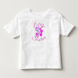 Infantil Camiseta Flor bonito Irmã Listtle