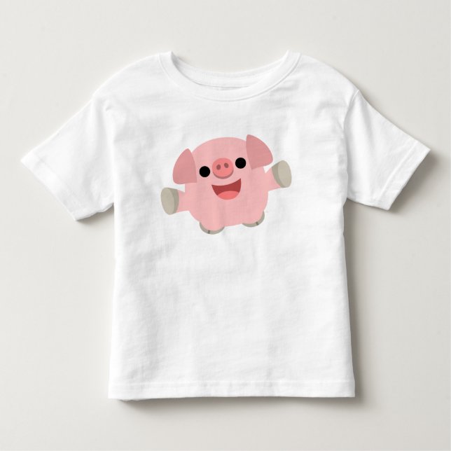 Infantil Camiseta fofinho para porcos para crianças (Frente)