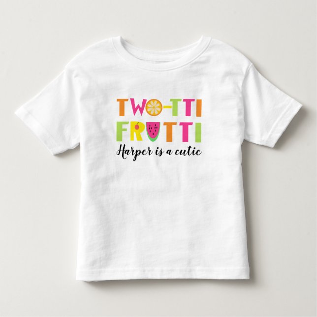 Infantil Camiseta Frutti Girls Two-tii (Frente)