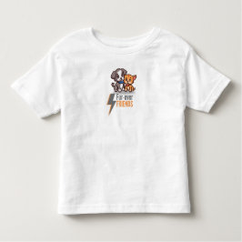 Infantil Camiseta Fur-ever Friends – Cães e Gatos Fofos Bes