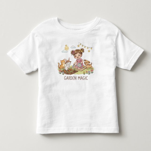 Infantil Camiseta Garden Magic (Frente)