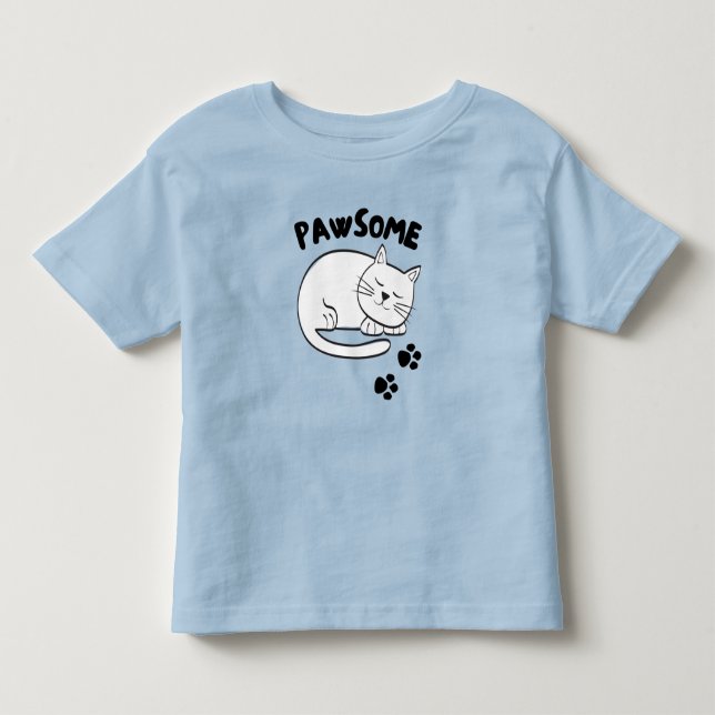 Infantil Camiseta GATO INCRÍVEL (Frente)