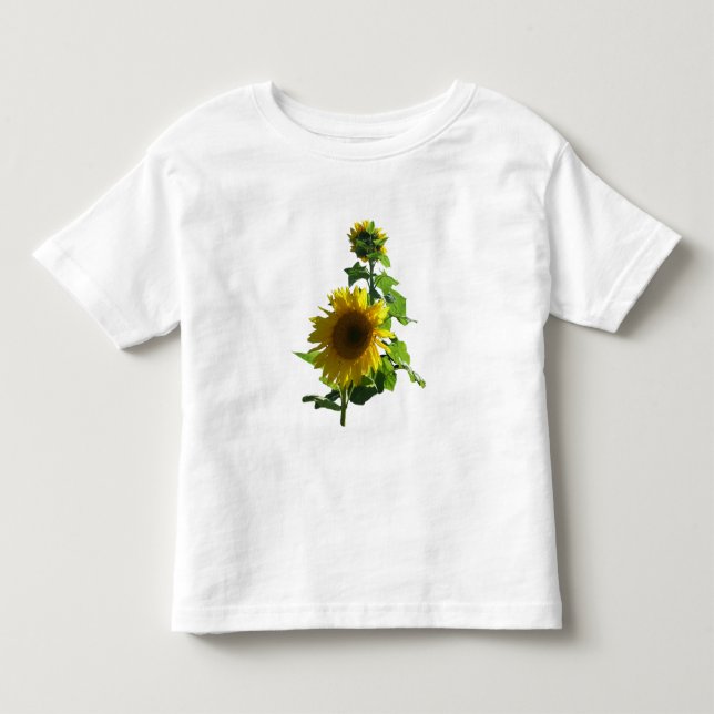 Infantil Camiseta - Girassol (Crianças) (Frente)